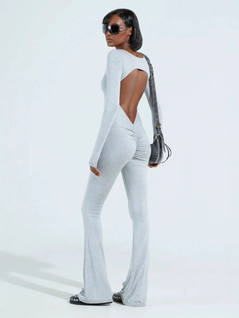 ZARA Women Winter Outdoor Yoga Jumpsuit Butt Lifting Running Fitness Sports Suit
